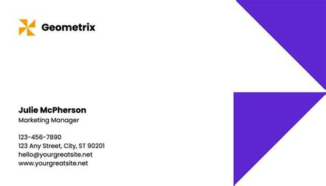 Free Business Card Templates 的图像结果