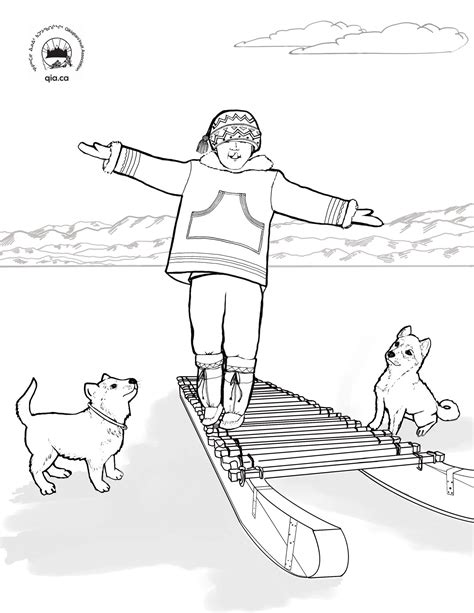 Inuit Coloring Pages