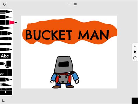 This is bucket man, he presents himself as a mediocre super hero but he ...