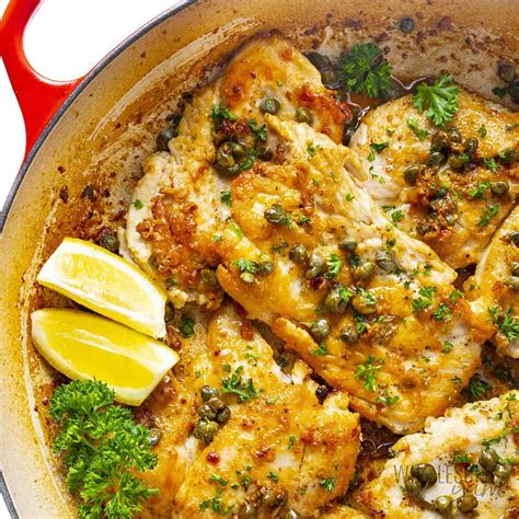 Healthy Lemon Chicken Piccata Recipe - Story Telling Co