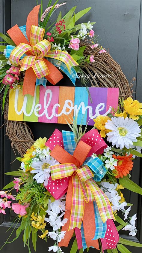 Summer Wreaths For Front Door Diy at Harold Olmstead blog