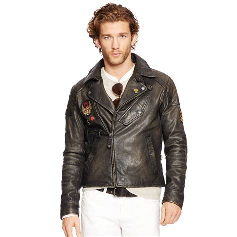 polo ralph lauren leather jacket