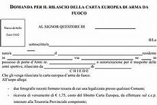 modulo richiesta porto d armi sportivo modulo per la carta europea d arma da fuoco armi e modulo richiesta porto d armi sportivo modulo per la carta europea d arma da fuoco armi e