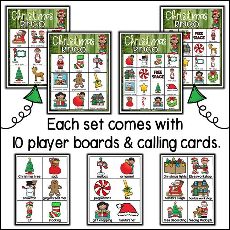 Christmas Bingo Games Set | Made By Teachers