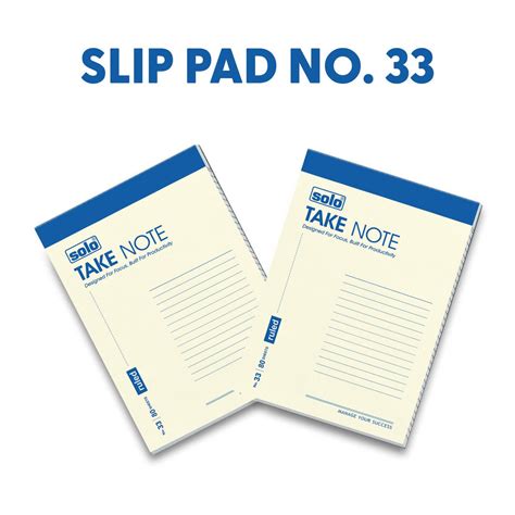 Takenote Slip Pad, Ruled Paper with 80 Sheets (160 Pages), Writing Not ...