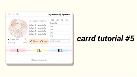 Image result for Interactive Carrd Tutorial