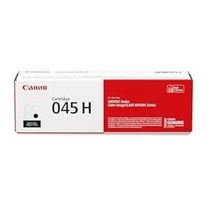 Canon Genuine Toner, Cartridge 045 Black, High Capacity (1246C001), 1 ...