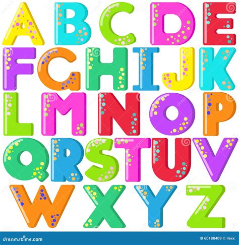 Alphabet Letters Illustrations