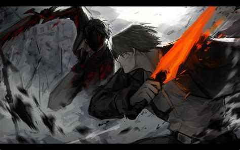 roland and vergilius (project moon and 2 more) drawn by badnick69 ...