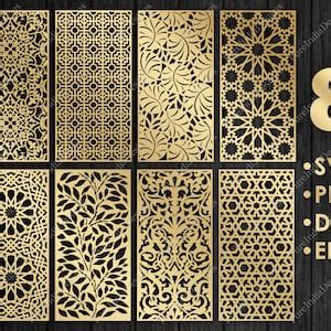 Buy 8 Pcs Bundle Partitions ,room Divider ,files Vector Panel, Fence ...