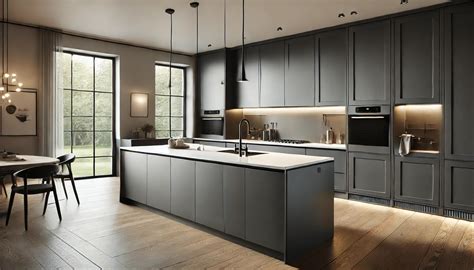 Dark Grey Kitchen Cabinets: A Bold and Timeless Choice