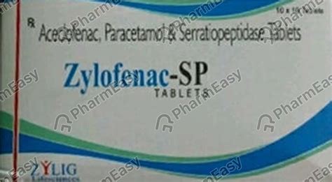 Zylofenac Sp Strip Of 10 Tablets: Uses, Side Effects, Price & Dosage ...