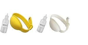 Buy Fangtooth Wrist Band Silicone Sanitizer Dispenser 8ml Color Yellow ...