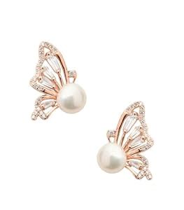 Gargi by P.N. Gadgil and Sons | 925 Sterling Silver | Butterfly Pearls ...