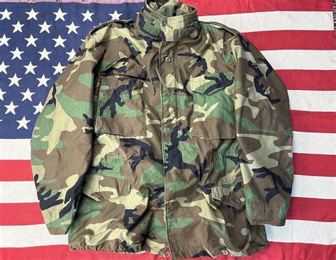 Buy US Army M81 Cold Weather Field Jacket 1990s Military Vintage Large ...