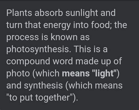What is photosynthesis?drop some thx & get brainliest - Brainly.in