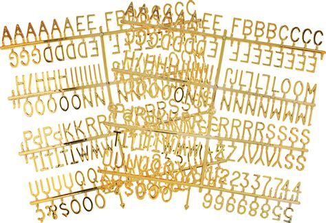 Amazon.com : Changeable plastic Letters for Felt Message-Board with 190 ...