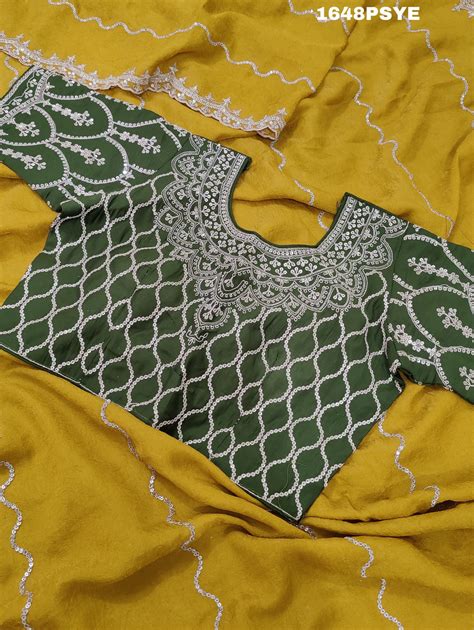 KcPc New Fancy Georgete Zari Crush Sequences Mix Work Saree AMT – KCPC ...