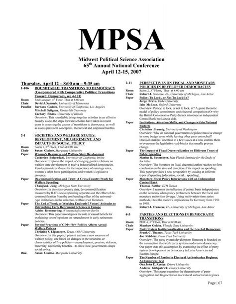 Midwest Political Science Association