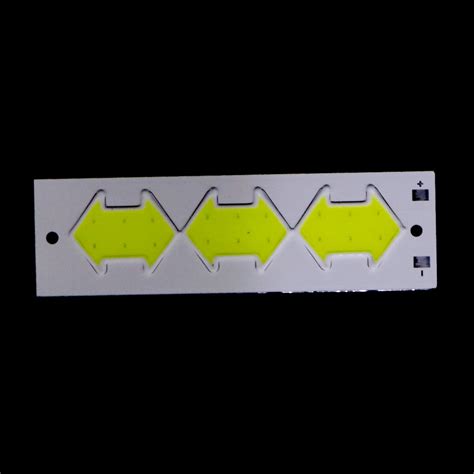 3.7v - 4V Double Arrow Shape COB led light [ Color - Cool White ]