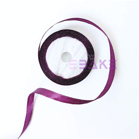 Purple Satin Ribbon 0.25 Inch – EBAKE