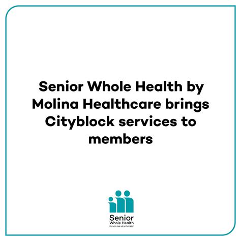 Senior Whole Health by Molina Healthcare announced a new partnership ...