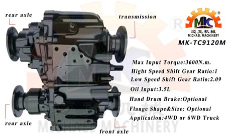 4wd/6wd Rhd Tractor Truck 4x4 Transfer Case With High Low Ratio - Buy ...