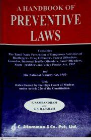 Routemybook - Buy A Hand Book Of Preventive Laws-English by V.S.Rajaram ...
