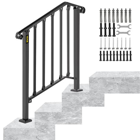 2022 新作 JUN-Handrails Stair Banister Handrail Wrought Iron Railing for ...