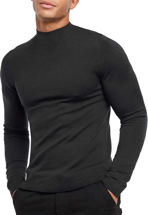 KINGBEGA Men Regular Fit Basic Lightweight Long Sleeve Pullover Top ...