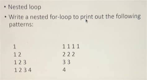 Image result for How to Trace a Nested for Loop