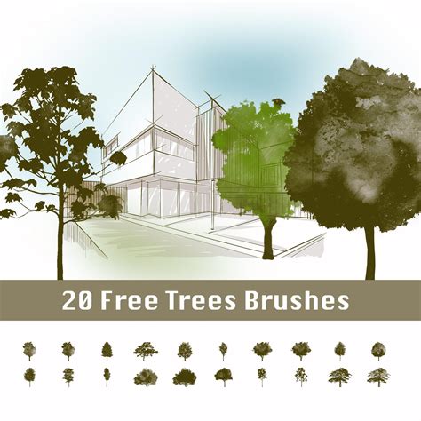 Top 19+ Photoshop Tree Brushes Pack Psd