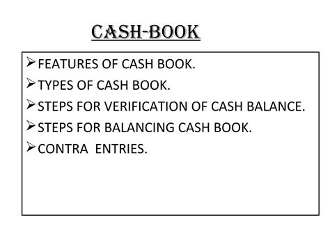 Image result for Cash Book Lecture Tutorials