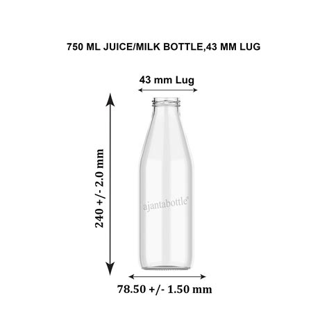 Dimensions Of 750ml Bottle