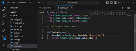 Creating a Simple HTML Template for Django: Step-by-Step