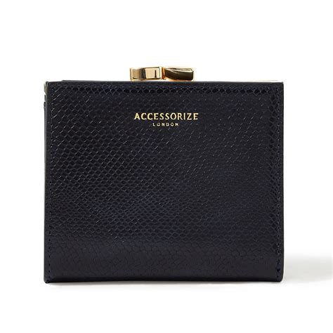 Buy Navy Bella Clipframe Wallet Online - Accessorize India