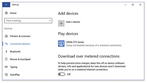 Setup Incomplete Because of Metered Connection 的图像结果