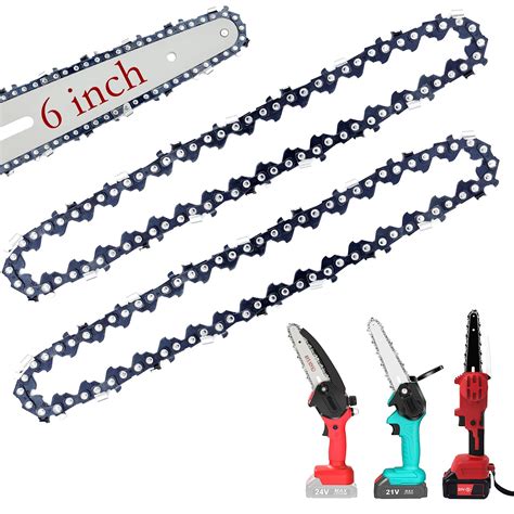 Buy FIFCHALL [4 Pieces] 6 Inch Mini Chainsaw Chain, 6 Inch Replacement ...