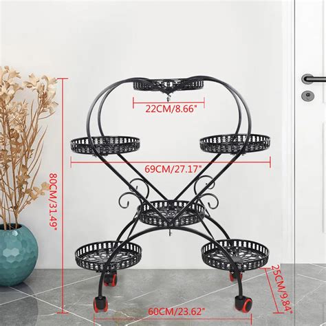 Plant Stand: Round Etagere Metal Plant Stand – GKW Retail