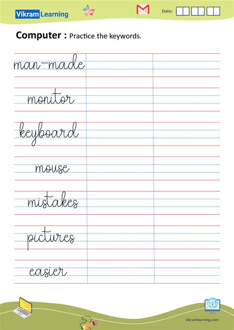 First Grade Technology Worksheets 的图像结果