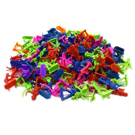 Buy 50pcs Mini Plastic Military Soldiers Figures Static Model Army Men ...