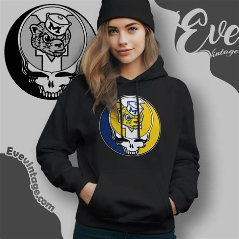 Grateful Dead Michigan Wolverines Steal Your Face Stealie Shirt - EVE ...