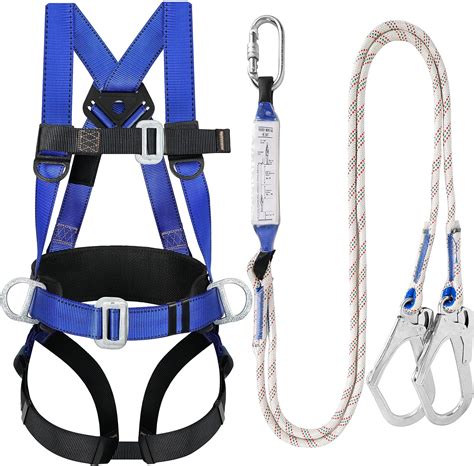 Safety Harness Fall Protection Kit - Full Body Roofing harnesses with ...