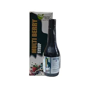 Buy Nutri Vedica Multi Berry Syrup, Healthy Juice Blend, 500 ml Online ...
