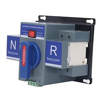 Dual Power Automatic Transfer Switch 230V, AC230V Safe Flame Retardant ...