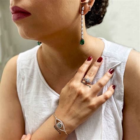 Buy Fiery Silver Long Earrings | Boldiful