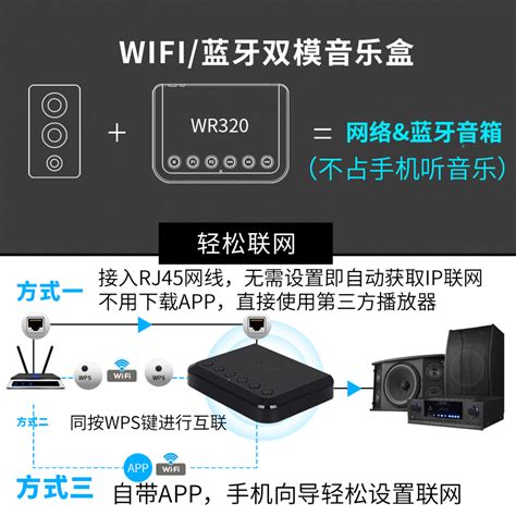 wifi音频播放器dlna网络流媒体音乐盒蓝牙airplay音频接收器光纤