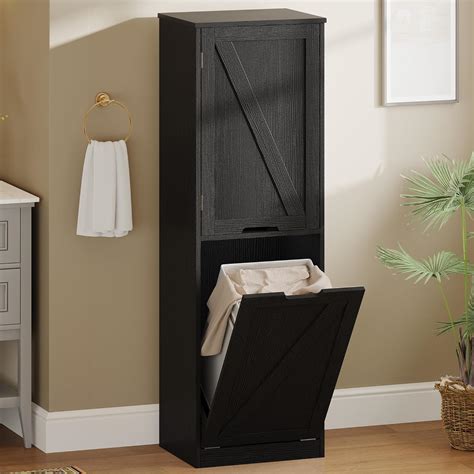 Amazon.com: YITAHOME 53" Tall Tilt Out Laundry Hamper Cabinet, Hidden ...
