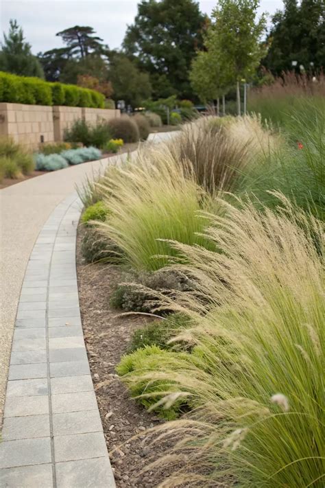 19+ Inspiring Border Landscaping Ideas with Ornamental Grasses in 2025 ...