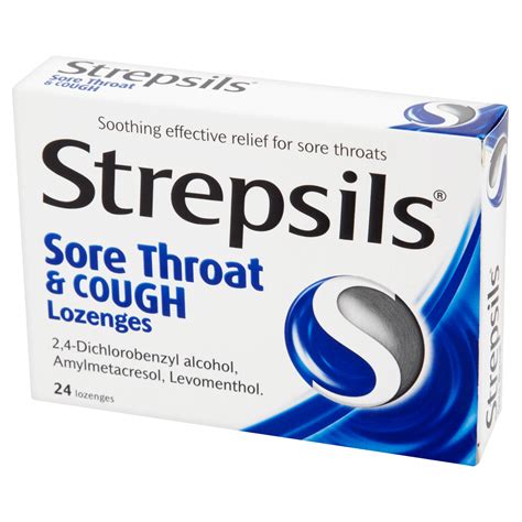 Strepsils Sore Throat & Cough Lozenges 24 Lozenges - One Stop